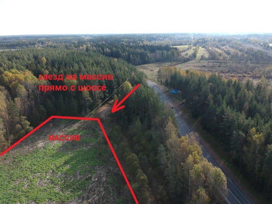 Участок Промышленная 1.00 га Выборгский район — фото 2
