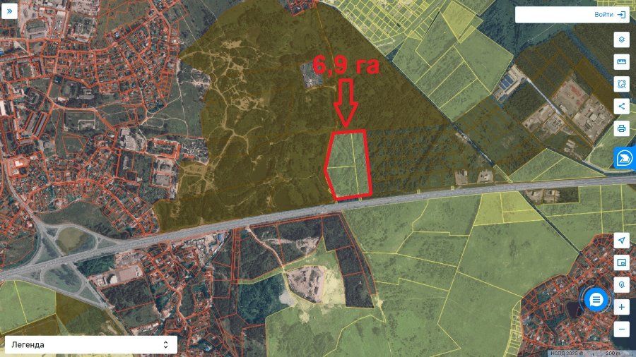 Участок Промышленная 6.86 га Всеволожский район — фото 2